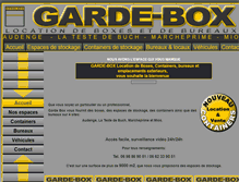 Tablet Screenshot of garde-box.com